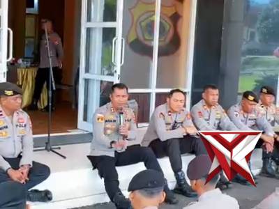 Audiensi Kapolres maluku barat daya