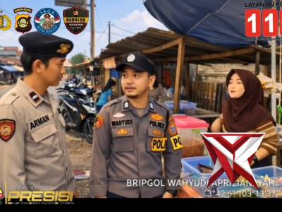 Himbauan kepada pedagang dan warga untuk berhati-hati