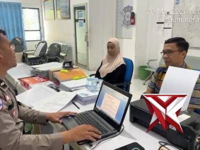 Polres OKI Hadir 
Kegiatan himbauan dari Satlantas kepada Masyarakat.