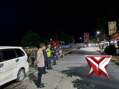 PATROLI  MALAM  TAKBIRAN POLSEK BANDING AGUNG