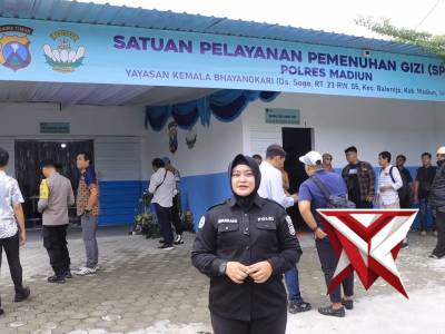 Launching SPPG (Satuan Pelayanan Pemenuhan Gizi) 2 dan 3 Polres Madiun @divisihumaspolri @humaspold - PoliceTube