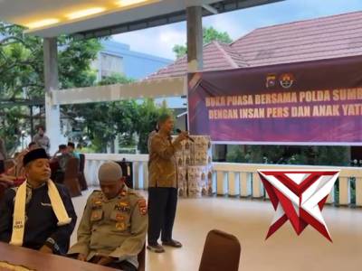 POLDA SUMBAR MELAKSANAKAN BUKA PUASA BERSAMA INSAN PERS DAN ANAK YATIM