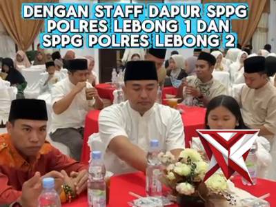 POLRES LEBONG DAN BHAYANGKARI BUKA BERSAMA DENGAN STAFF DAPUR SPPG - PoliceTube