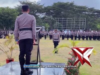Polres mbd menggelar apel siaga ramadhan