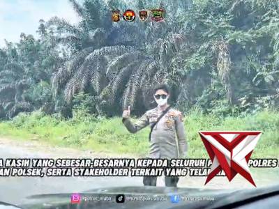 Apresiasi Kepada Seluruh Personil Polres Muba Yang Telah Hadir Memastikan Perjalanan Masyarakat Aman - PoliceTube