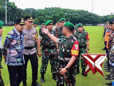 pel Gelar pasukan Pengamanan VVIP di wilayah Malang Raya