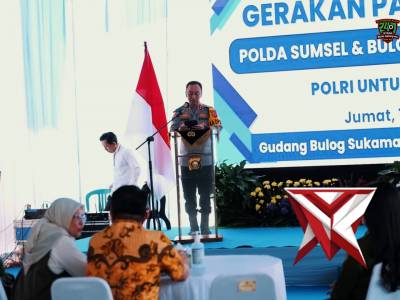 Lebaran Makin Tenang! Kapolda Sumsel Irjen Pol Sandi Nugroho Pimpin Langsung Gerakan Pangan Murah