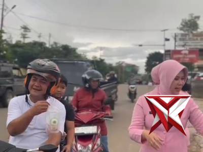 BERBAGI TAKJIL  GRATIS BERSAMA POLRES TTS