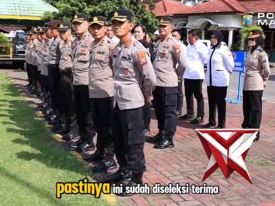 Apel Pemberian Penghargaan Personel Berprestasi Polres Madiun