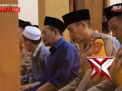 Silaturahmi dan Buka Bersama Kapolres Madiun di Ponpes Mekar Agung, Perkuat Sinergi Kamtibmas