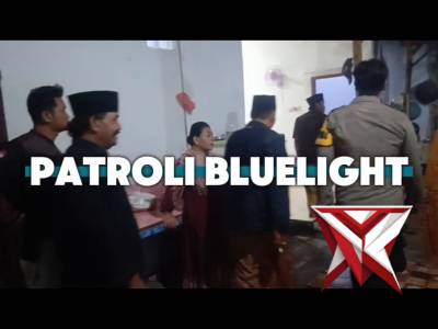 Patroli bluelight di wilayah Kec.Sumberbaru