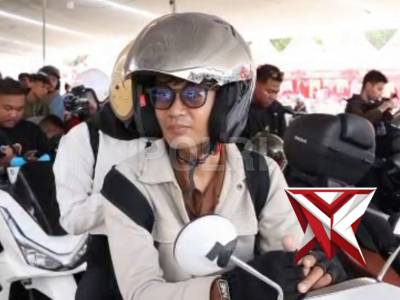 Para pemotor yang melintas di Pelabuhan Ciwandan mengaku merasa lebih tenang selama perjalanan mudik