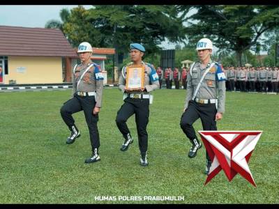 UPACARA PTDH PERSONEL POLRES PRABUMULIH