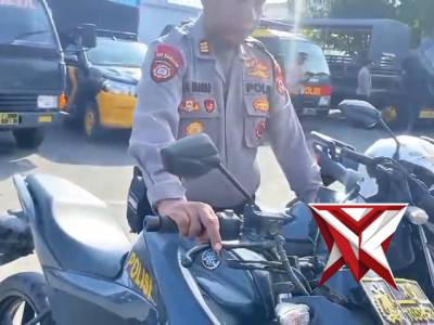 PENGECEKAN KENDARAAN BERMOTOR DALAM RANGKA KESIAPAN OPERASI KETUPAT SALAWAKU 2026