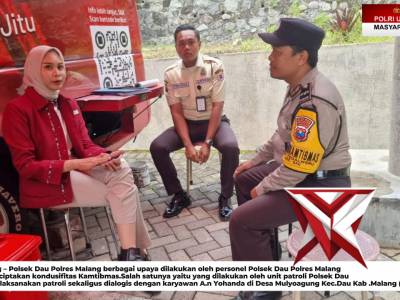 Aipda Sunandar Laksanakan Patroli dialogi dengan Masyarakat - PoliceTube