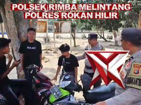 polsek rimba melintang melaksanakan patroli rutin