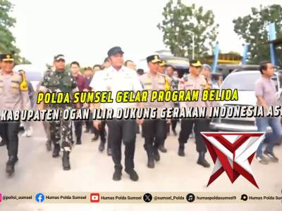 *POLDA SUMSEL GELAR PROGRAM BELIDA DI KABUPATEN OGAN ILIR DUKUNG GERAKAN INDONESIA ASRI* - PoliceTube