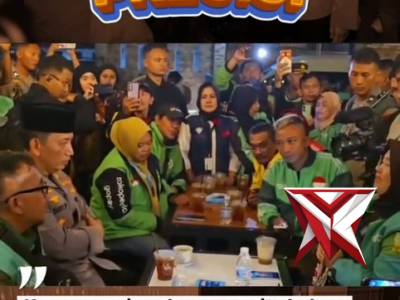 Kapolri Listyo sigit prabowo menyambangi kedai ado presisi