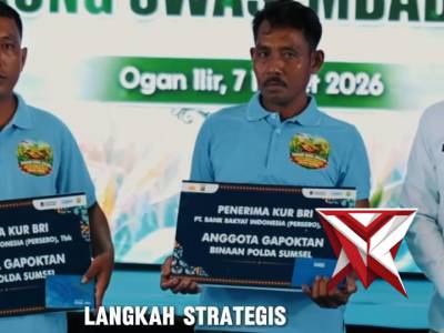 Kapolri Pimpin Tanam Raya Jagung Kuartal I 2026 di Ogan Ilir