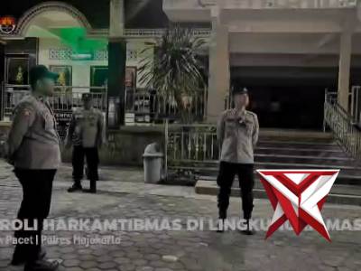 Patroli Harkamtibmas lingkungan Masjid