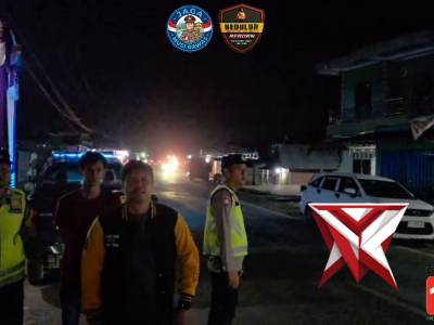 Kanit Reskrim Polsek Muara Kelingi bersama anggota melaksanakan giat KRYD di Simpang Semambang