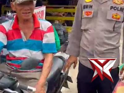 ?
Personel Satbinmas Polres OKI melaksanakan kegiatan sambang