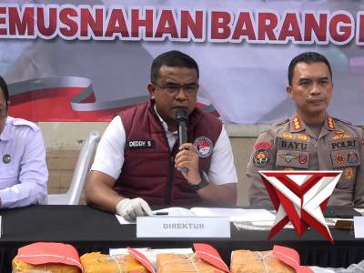 Konferensi Pers dan Pemusnahan Tindak Pidana Narkotika