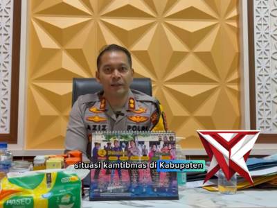 Kapolres Empat Lawang memberikan klarifikasi terkait pelaksanaan razia di daerah rawan wilayah Kecam