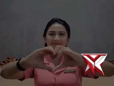 Ucapan selamat HKGB dari Ketua Bhayangkari Cabang Halut