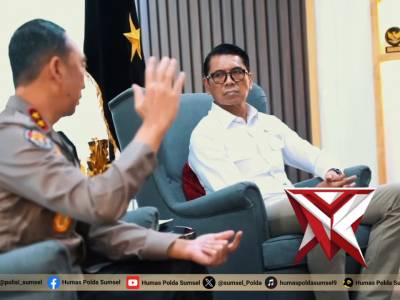 Kapolda Sumsel menerima kunjungan tim SKK Migas