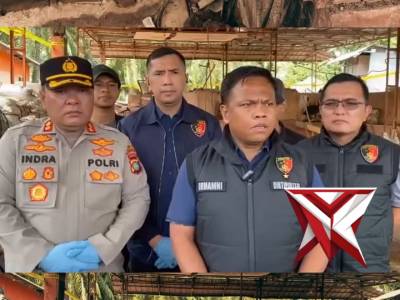 Tim Bareskrim Polri bersama Ditreskrimsus Polda Kepulauan Bangka Belitung dan Polres Belitung Timur