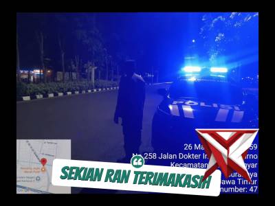 Polsek Gununganyar melakukan giat apel pagi