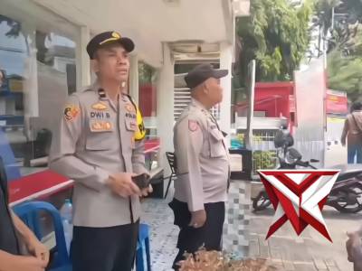 Polsek Gubeng Patroli Pemantauan Ketersediaan Stock BBM