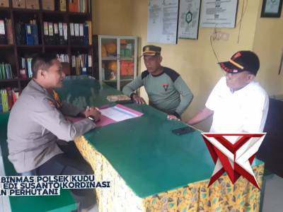 SAMBANG KAMTIBMAS KANIT BINMAS POLSEK KUDU