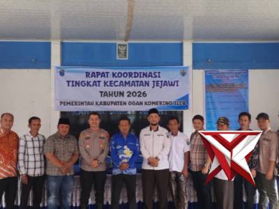 Polsek Jejawi Giat Rapat Koordinasi Tingkat Kecamatan Jejawi
