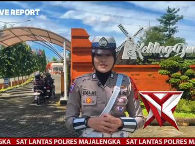 Info terkini situasi di tempat wisata keliling dunia Majalengka dalam rangka OPS ketupat Lodaya 2026