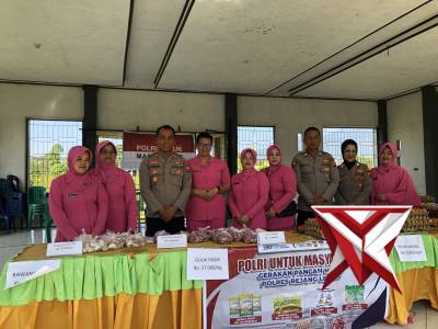 gerakan pasar murah polres rejang lebong dan polsek bermani ulu