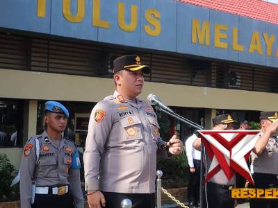 Kapolres Kotim Pimpin Apel Pagi