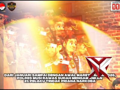 Polres Musi Rawas Berantas Narkoba