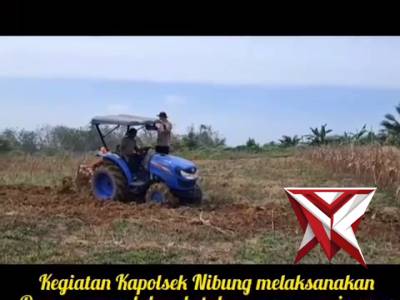Polsek Nibung siapkan Lahan Jagung di Kelurahan Karya Makmur