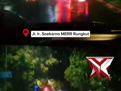 Polsek Rungkut Laksanakan Patroli Antisipasi Genangan Air & Pohon Tumbang