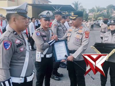 52 PERSONIL DI KASIH REWARD SEMUA OLEH KAPOLRES OKI