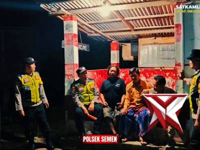 POLSEK SEMEN SAMBANG SATKAMLING