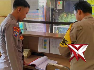 Serah terima piket penjagaan