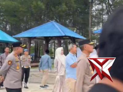 Kepolisian Daerah Bengkulu bersama Pemkot Bengkulu dan DPD REI Bengkulu melaksanakan kegiatan berbag