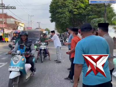 berkah ramadhan, Polsek Martapura berbagi takjil