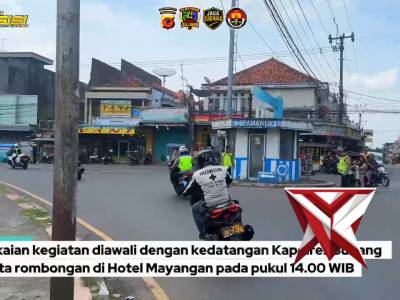 Kapolres Subang Patroli Mobile Monitoring Jalur Wisata pengamanan perayaan idul fitri 1447 H/ 2026