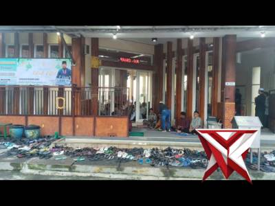 Kegiatan Pengamanan Sholat Idul Fitri 1447 H/ 2026 di Masjid Miftaful Kel. Lawang Kec. Lawang