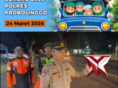 Reportase Petugas Pos Pelayanan Terpadu Kraksaan Ops Ketupat Semeru 2026 Polres Probolinggo