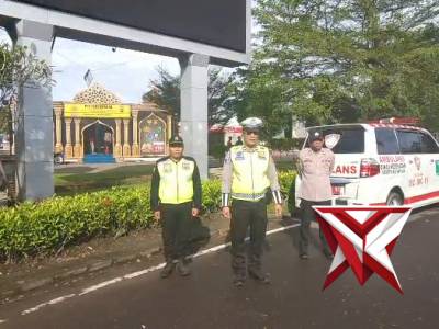 Pantauan Arus Lalin di seputaran Pos Pom Sekayu, terpantau aman dan lancar